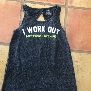 Open-back Workout Tank